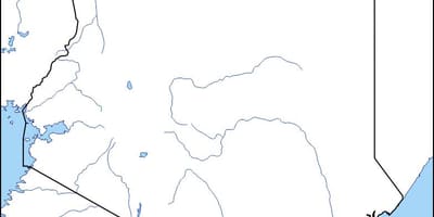 नक्शे के रिक्त मानचित्र केन्या के